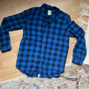 American Eagle Blue Flannel - SIZE SMALL